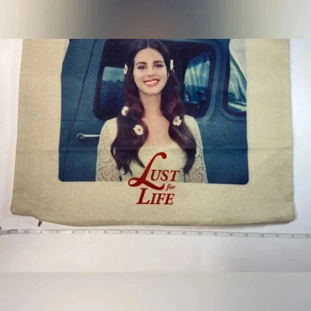 Lana Del Rey - Lust for Life - 18”x 18” -  Throw Pillow Cover / Slip - 🛻🎶 - Picture 5 of 9
